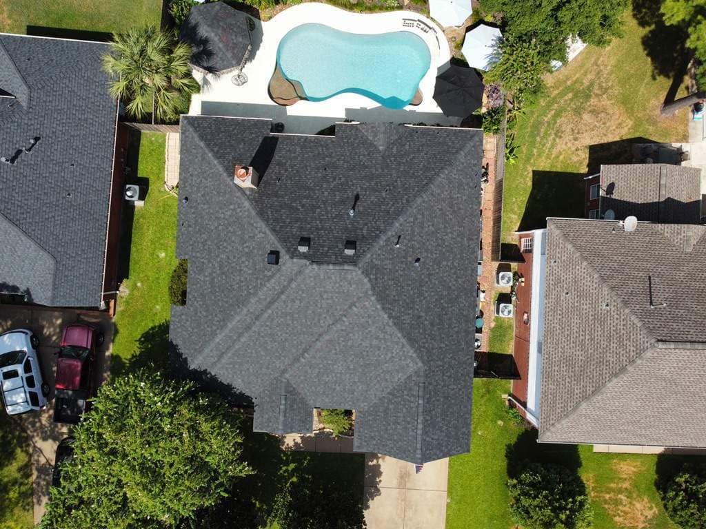 Roof restoration — after