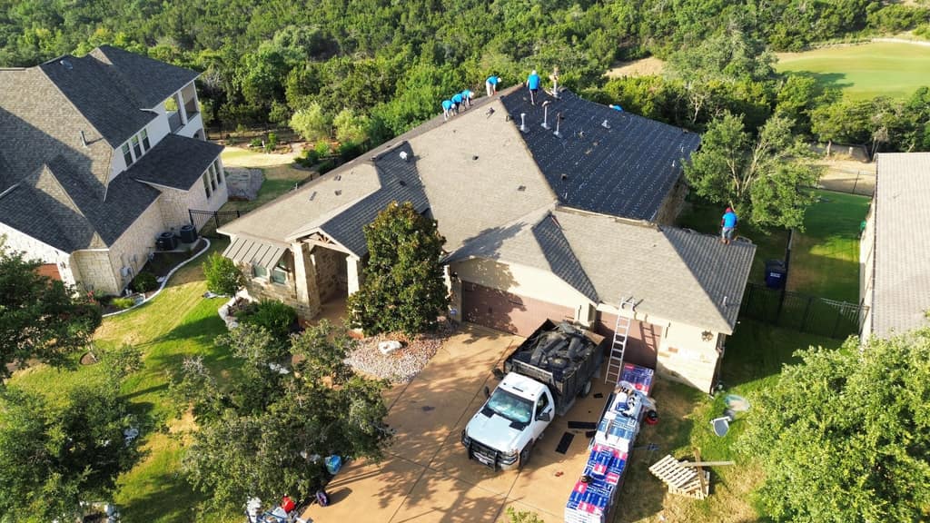 Roof replacement — before